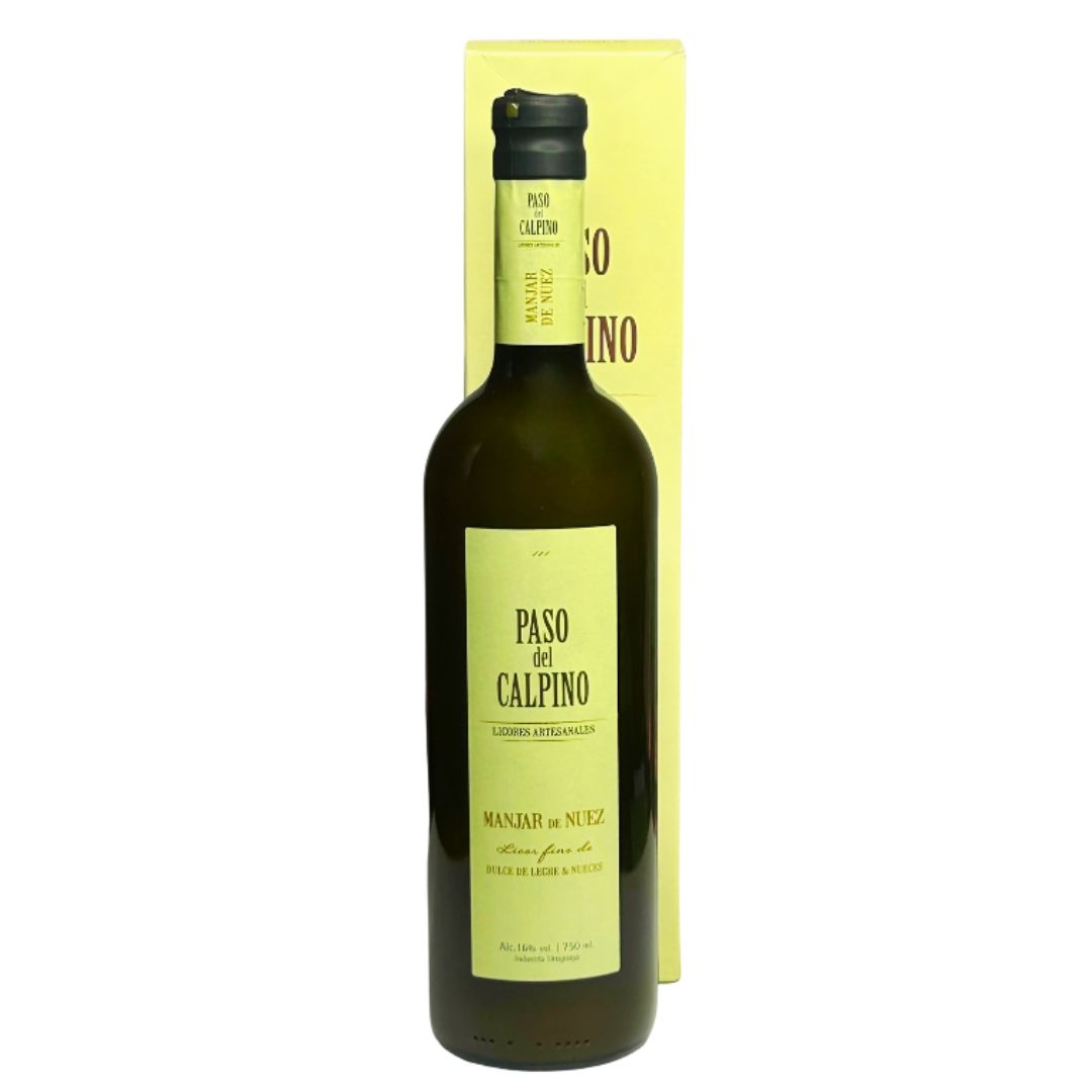 11351 Licor Artesanal Paso Del Calpino Manjar de Nuez 750cc