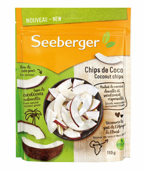 11586 Seeberger Chips de Coco 110gr