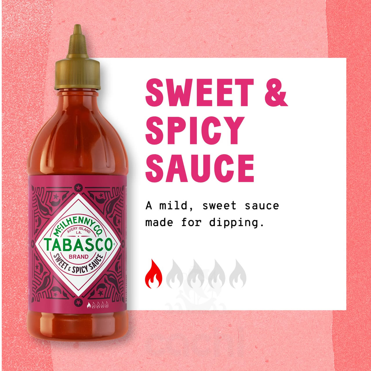 Salsa Tabasco Sweet & Spice 256ml 2 Salsa Tabasco Sweet & Spice 256ml - Imagen 2