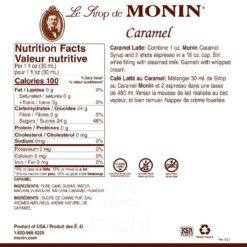 Syrup Monin Caramel 750ml U.S.A. 3