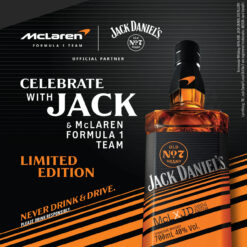 Alternative view of Whiskey Jack Daniel's Ltd Edition McLaren 1litro