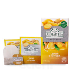 Alternative view of Ahmad Tea Caja x 20 Bags Infusion Lemon & Ginger