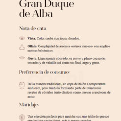 Brandy Gran Duque de Alba Solera Gran Reserva 700ml 3