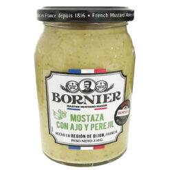 Mostaza con Ajo y Perejil Bornier 210gr