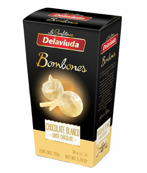 Bombones Delaviuda Chocolate Blanco 150gr 1
