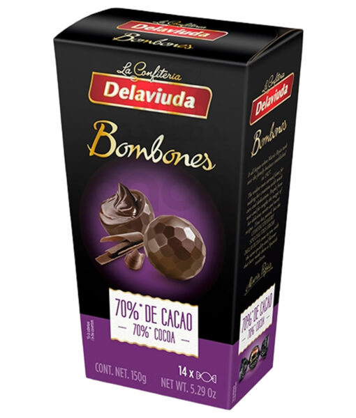 Bombones Delaviuda Chocolate Dark 150gr 1