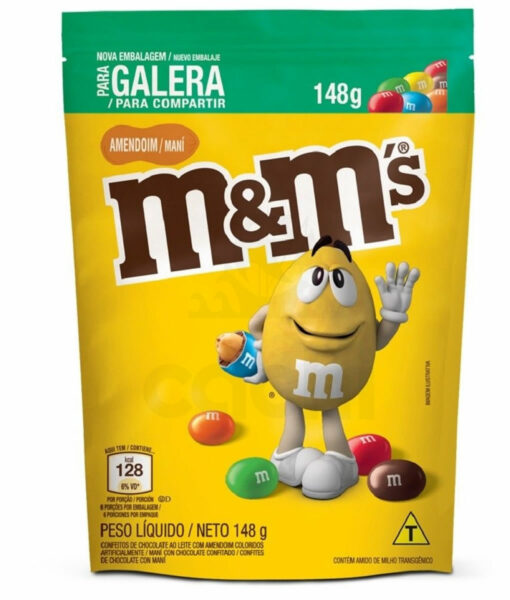 Chocolate M&M's Maní 148gr 1