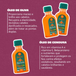 Aceite Anti Frizz Zanahoria & Oliva Pinga Lola 50grs