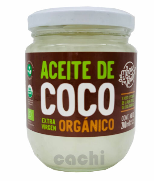 Aceite de Coco Terra Verde Orgánico Extra Virgen 200ml