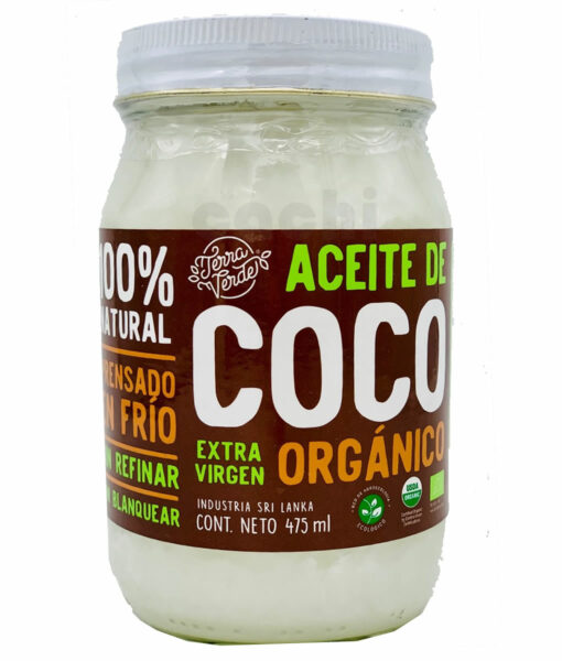 Aceite de Coco Terra Verde Orgánico Extra Virgen 475ml