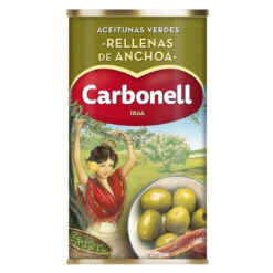 Aceitunas Con Anchoas Carbonell 340gr