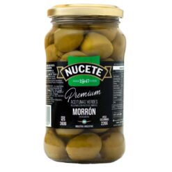 Aceitunas Nucete Premium Rellenas con Morron 360grs