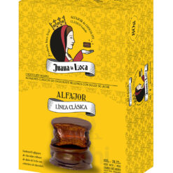 Alfajor Clasico Chocolate Negro Juana La Loca X 10 Unidades
