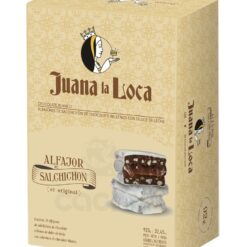 Alfajor Juana La Loca Salchichón Chocolate Blanco caja x 10 92gr