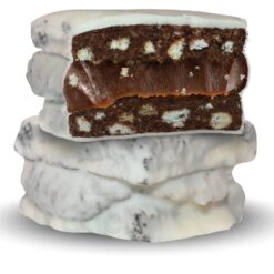 Alfajor Juana La Loca Salchichón Chocolate Blanco caja x 10 92gr