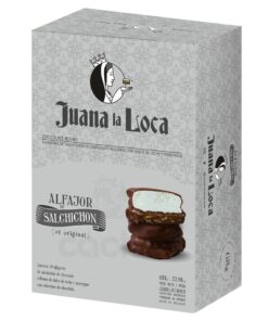 Alfajor Juana La Loca Salchichón Merengue caja 10u 68gr