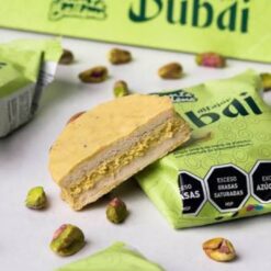 Alfajor Punta Ballena Dubai Pistacho Chocolate Blanco x 8 u.
