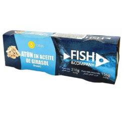Atun en Aceite Lata x 3 España Fisch & Company 210grs