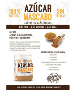 Azucar Mascabo Morena sin Refinar Terra Verde 500gr