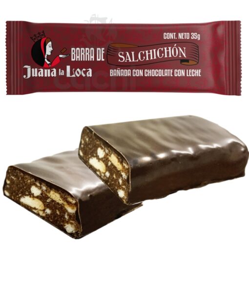 Barra de Salchichon Chocolate Juana La Loca X 18 35gr