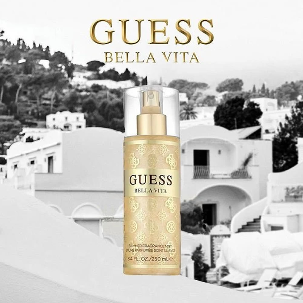 Body Mist Corporal Guess Bella Vita Con Glitter 250ml