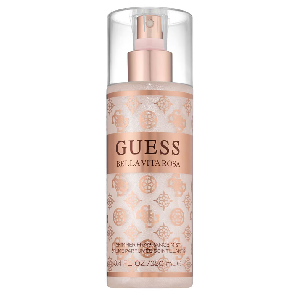 Body Mist Corporal Guess Bella Vita Rosa Con Glitter 250ml 1 Body Mist Corporal Guess Bella Vita Rosa Con Glitter 250ml
