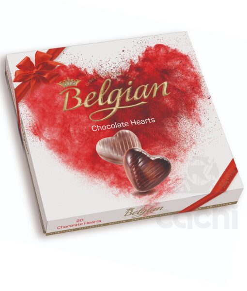Bombones Belgian Chocolate Hearts 200grs Corazones