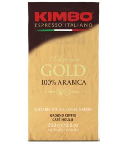 Cafe Kimbo Gold Italiano 100% Arabica 250gr Molido