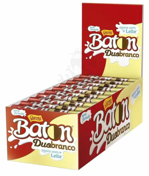 Caja de Baton Garoto Chocolate Duo 30 unidades sorpresita