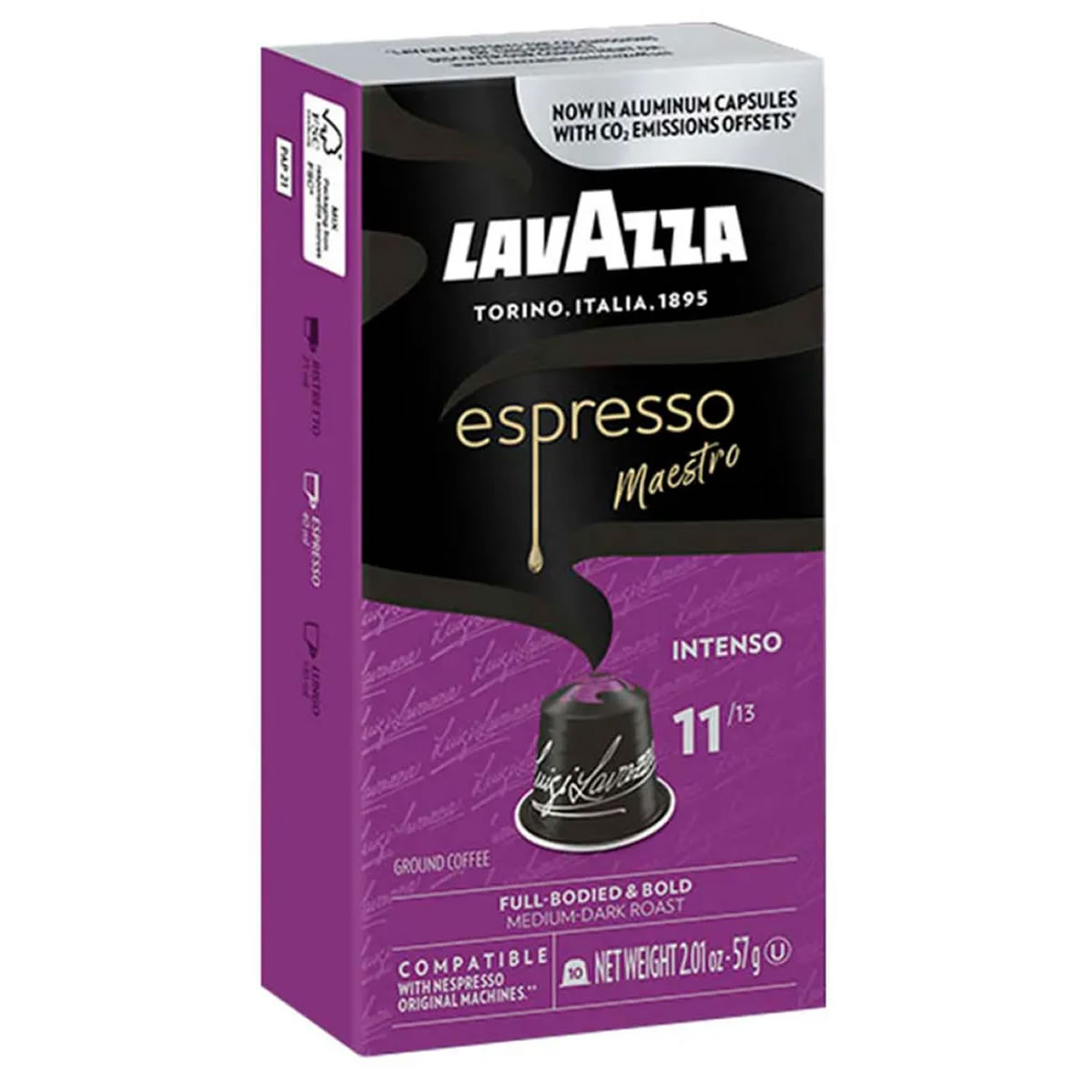 Capsulas Lavazza Intenso Compatible Nespresso int 11/13 1 Capsulas Lavazza Intenso Compatible Nespresso int 11/13
