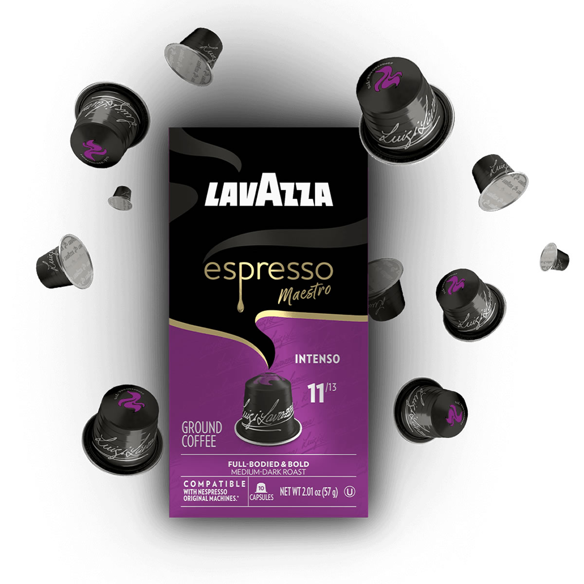 Capsulas Lavazza Intenso Compatible Nespresso int 11/13 2 Capsulas Lavazza Intenso Compatible Nespresso int 11/13