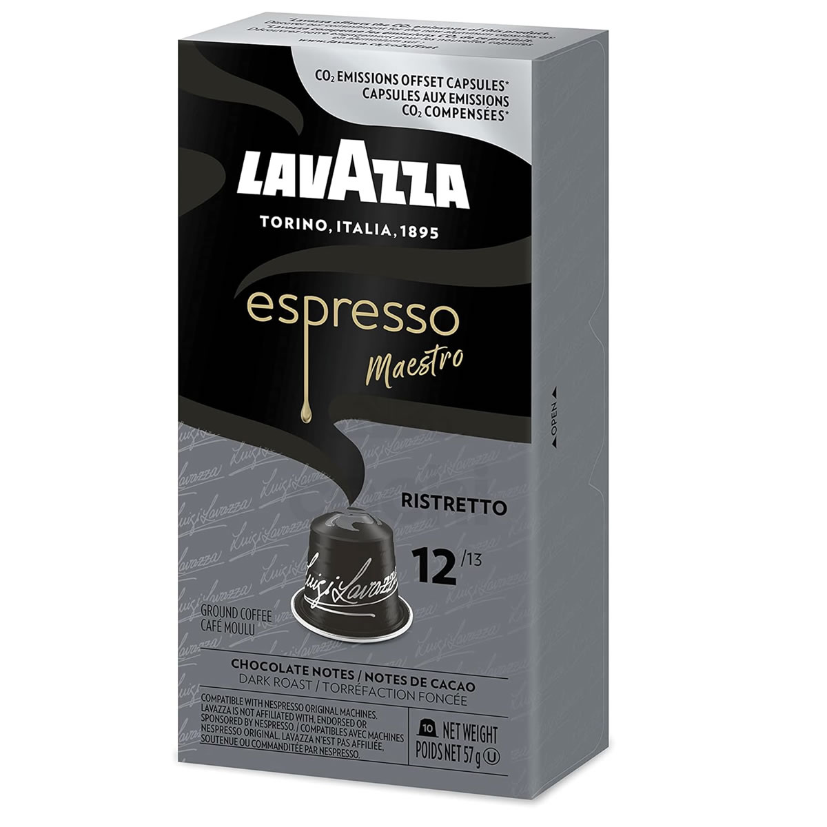 Capsulas Lavazza Ristretto Compatible Nespresso int 12/13 2 Capsulas Lavazza Ristretto Compatible Nespresso int 12/13