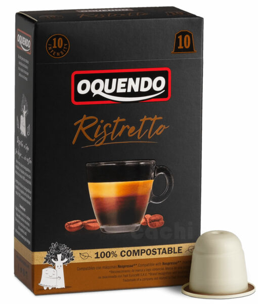 Capsulas Oquendo Cafe Para Nespresso Ristretto x 10 int 10