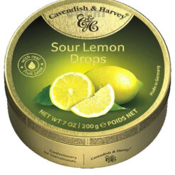 Caramelos Cavendish & Harvey Limon 200gr Lata Acidos