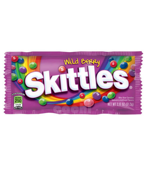 Caramelos Masticables Frutales Skittles Wild Berry 61.5gr