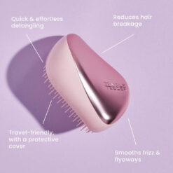 Cepillo Tangle Teezer Compact Style Pink Matte Chrome