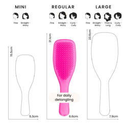 Cepillo Tangle Teezer Mini Detangling Runway Pink