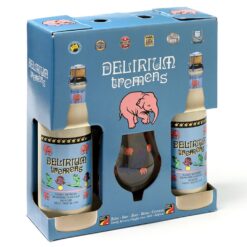 Cerveza Artesanal Delirium Tremens 750 X 2 Más 1 Copa Origin