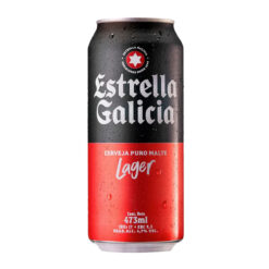 Cerveza Estrella Galicia Lager lata 473ml