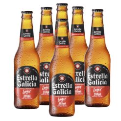 Cerveza Estrella Galicia Twist Off 330ml x 6 botellas