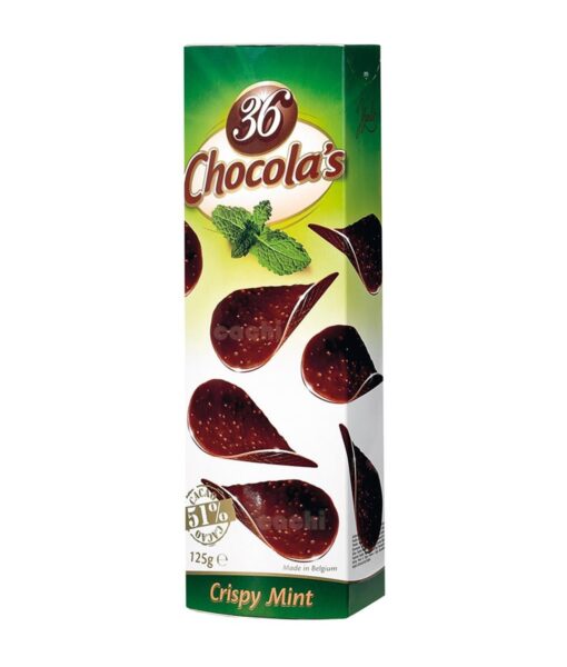 Chocolas Crispy Mint 125gr