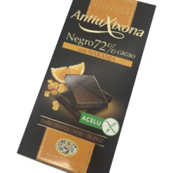 Chocolate Antiu Xixona 72% Naranja 100gr Sin Glúten