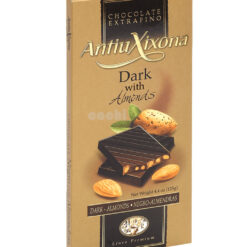 Chocolate Antiu Xixona Amargo con Almendras 125gr 55%