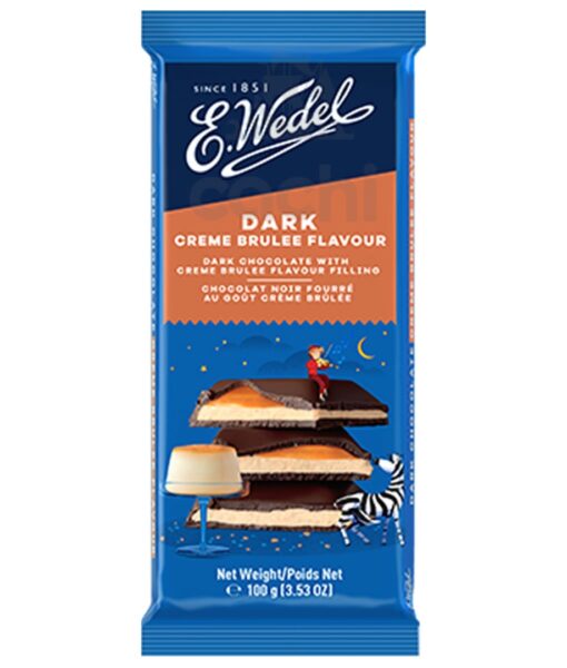 Chocolate E. Wedel Dark Creme Brulee 100gr