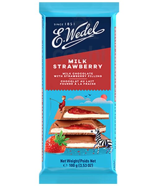 Chocolate E. Wedel Milk Strawberry 100gr
