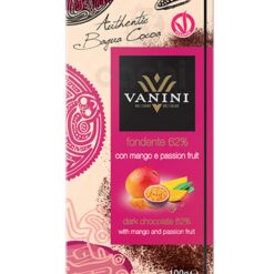 Chocolate Italiano Vanini 62% con Mango y Maracuya 100gr
