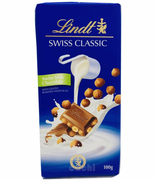 Chocolate Lindt Swiss Classic Leche con Avellanas 100gr