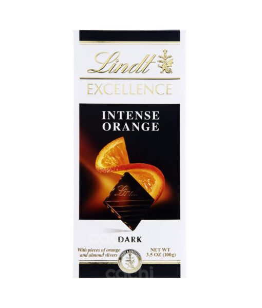 Chocolate Suizo Lindt Excellence Amargo Con Naranja