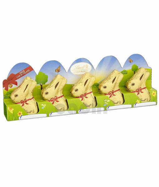 Conejos de Pascua de Chocolate Lindt x 5