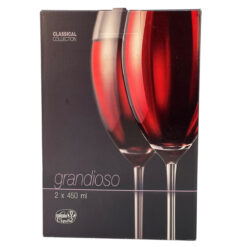 Copa De Cristal De Bohemia Grandioso X 2 de 450ml